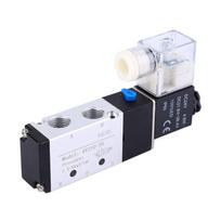 4V210 08 Solenoidinis oro vožtuvas, 2 padėčių, 5 angų, pneumatinio valdymo vožtuvas (DC24V)