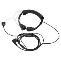 Walkie Talkie Headphone Tansparent Acoustic Tube Headset Adjustable Throat Mic for Motorola GP88 GP300 GP88S GP2000