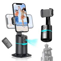 Auto Face Tracking Tripod 360° Rotation Face Body Phone Mount Smart Shooting Phone Tracking Holder for Volg Live Streaming Video juoda