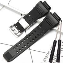 Dervos laikrodžio apyrankė tinkama Casio GW9400 G-9300 Pakeičiama juoda sportinė vandeniui atspari dirželis GW 9400 Plieninio rėmelio priedai GW9400