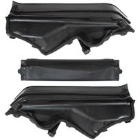 BMW X5 E70 06-13 cowl - engine compartment partition upper left + right + middle upper cover of the bulkhead wall 3 pcs. Set