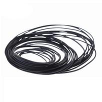 Rubber Belts for Cassette Players Video Recorders Turntable Repair Belts 1mm Width Mixed Size 50PCS/100PCS