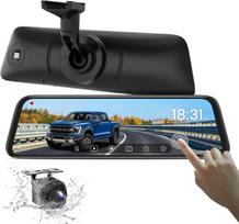 T9 Atsarginės kameros monitoriaus veidrodžio pakeitimas Super naktinis „pasidaryk pats“ lietimui jautrus lengvas stabilus avarinis be laiko galinio vaizdo veidrodis AUTO-VOX į galą orientuotas rinkinys, tipas, juoda
