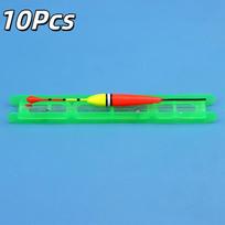 10Pcs Ready-to-Use Shallow Floating Fishing Line for Instant Set-Up and Stress-Free Casting raudona