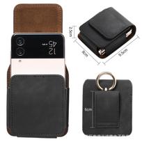 Applicable to Samsung Z Flip7 folding mobile phone case, matte universal folding mobile phone fanny pack hanging bag protective case Universal 95*80*25cm