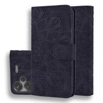 Suitable for Google 8A mobile phone leather case, Redmi Note13 5G calf pattern matte embossed card holder leather case Google 8a juoda