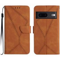 For Google Pixel 7A Phone Leather Case Xperia10 IV Retro Frosted Card Wallet Case Sony Xperia 1 III juoda