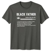 Black Father Definition TShirt Fathers Day Gift Unisexs Unisexs S