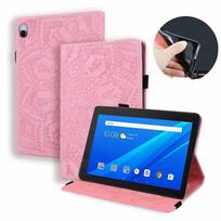 Suitable for Lenovo Tab 10.1-inch 2026 tablet, calf pattern embossed card holder, leather case M10 3rd generation lenovo m8 4th generation juoda