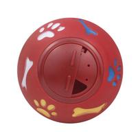 Doggy Food Dispensing Ball, Dog Smart Toy, Rattle Dog Food, Training for Intelligence, Food Dispensing Ball, Pet Snack, Food Dispensing Device small raudona