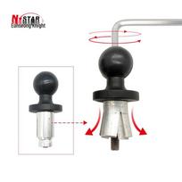N-STAR Hollow Ball Head Phone Holder for Street Bike Handlebars 14-21