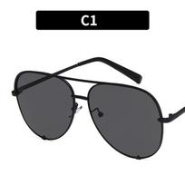 Women's sunglasses, metal double-beam sunglasses, men's and women's driving sunglasses