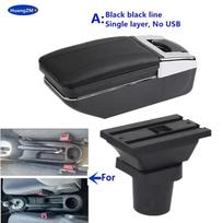 Skirta Toyota Yaris Vitz Automobilio porankių dėžė Hečbekui 1998-2011 Interjero Specialus Atnaujinimas Centrinė Sandėliavimo dėžė Automobilio Aksesuarai A black line No USB