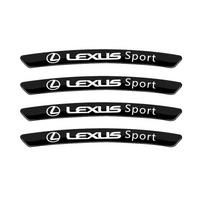 2026 Hot Interior Stickers 4Pcs Car Styling Wheel Hub Stickers Decoration Strip For Lexus ES RX NX LS UX LM LX GX LC RZ IS250 RX