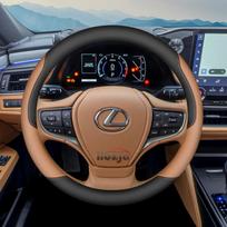 AASC1 Leather Car Steering Wheel Cover for Lexus Is Es Es300h Rx Lbx Es350h Rx350 Rx500h Nx350h Nx450h Lx600 Accessories 2025 2026