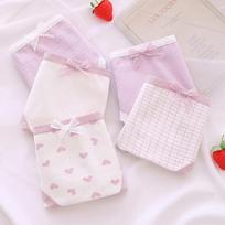 Qianfeili Pure Cotton Breathable Mid-Waist Briefs M