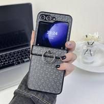 Samsung zflip1 phone case folding screen rhombus sticker Samsung zflip1 phone case zfold1 zflip6 sidabro pilka spalva