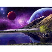 5D DIY Diamond Painting Interstellar Landscape Diamond Embroidery Full Mosaic Kits Cross Stitch Home Decor Handmade Gifts Round 20x30cm