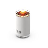 Vulcano oro drėkintuvas dūmų žiedinis purkštukas stiprus rūkas Umidificador 250ml USB mini ultragarsinis šalto vandens aromato difuzorius rūko gamintoja USB Cable