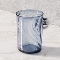 Glacier Mouthwash Cup Clear Toothbrush Cup Couples Toiletry Cup Children's Tooth Cup Student Brushing Cup 301-400ml dangaus mėlyna spalva