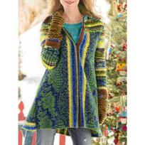 Printed Mid Length Jacket S