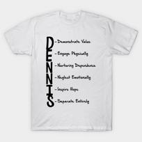 Men Black Print T-shirt The Dennis System No-Cut Transfer Paper Print Cotton Tshirt M balta