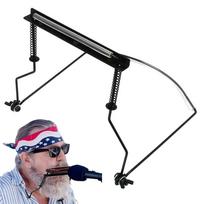 Harmonica Holder Neck  Metal Neck Holder Stand Mouth Organ Metal Frame Adjustable for 10 Hole Harmonica