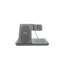 Gembird TA-WPC31S-01-BK 3-in-1 foldable wireless charger stand, 15 W, Samsung watch, black | Gembird