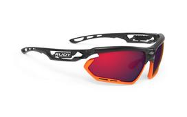 Rudy Project Fotonyk Sport Crystal Graphite Laser Red Sunglasses, Frame/Multi Lens, SP453895-0003