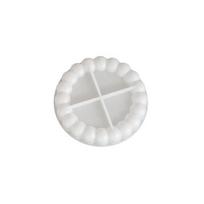 DIY Coaster Silicone Mold Round Heart Shape Gift Casting Mold Cloud Shape Multi-functional Resin Drip Cup Mold Party Favor
