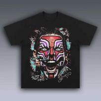 Jeff Hardy The Enigma Wrestling Graphic T-Shirt Men Women Retro Hardy Boyz Fan Casual Streetwear Short Sleeve Tee 4XL