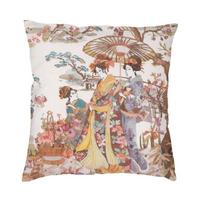 Vintage Japanese Geishas Traditional Art Throw Pillow Cases Living Room Decoration Nordic Cushions for Sofa Square Pillowcase 30x30cm 12x12in