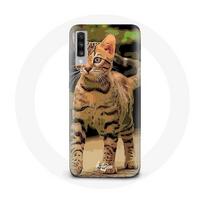 Coque pour Samsung Galaxy A70 Bengal Race de chats dessin Animé