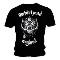 Motorhead England Black Tee Everything Louder Lemmy unisex marškinėliai S