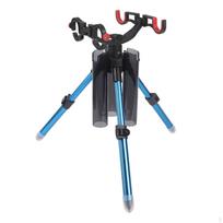 Reguliuojamas žvejybos meškerės laikiklis Trikojis Sulankstomas stovas baidarei Blue 39cm