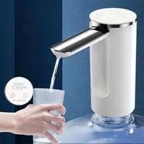 Automatinis elektrinis vandens galonų siurblio gėrimų dozatorius elektrinis magiškas vandens butelio siurblys USB stalinis įkraunamas vandens siurblys balta
