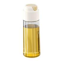 Automatinis aliejaus dozatorius Stiklinis virtuvinis aliejaus butelis su nelašėjančiu snapeliu 320ml/500ml Neišsiliejantis padažų indas alyvuogių aliejui, actui, sojų padažui, vynui 500ML balta