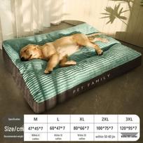 Visasezoninis skalbiamas didelio šuns miego kilimėlis ir pagalvė M - 52x38x21cm (Suitable for Pets under 8 lbs)