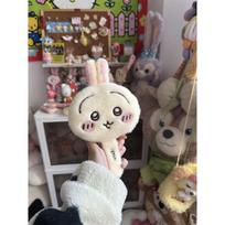 Chiikawa Cartoon Plush Handheld Hachiware Umsaki Makeup Mirror Portable Cute Portable Mirror Girl Birthday Gift