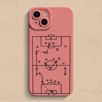 Case For iPhone 17 16 15 14 13 12 11 Pro Max 16E XS X XR 7 8 Plus Cases Football Basketball Tactical Board Pattern Phone Cover iPhone 12 Mini