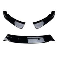 3Pcs Front Bumper Spoiler Lip For BMW 1 Series F20 F21 116i 118i 120i Standard 2011-2019 Bumper Canard Lip Splitter Body Kits Gloss Black