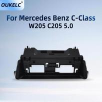 For Mercedes BENZ C-Class W205 C205 5.0 Base Car Radio Fascia Stereo Panel Audio Refit Installation Surround Trim Frame Dash