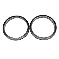 ALBA Exhaust Muffler Gasket (2 pieces)/Vulcan 400/Vulcan 800 SIZE:43.2x51.6x4.0 EGM-64-2