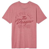 Bruce Lee - Dragon - American Classics - Solid Red  Short Sleeve Vintage Wa 120