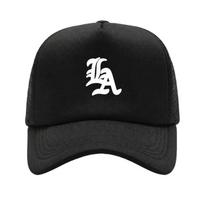 Los Angeles Printed Adjustable Baseball Cap Classic Snapback Dad Hat Breathable Mesh Hat Golf Fishing Outdoor Sun Cap