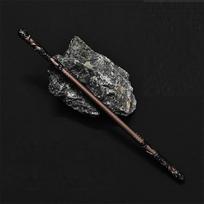Black Myth Wukong Jingu Bang Vintage Design Modelis Lydinys Monkey King Bar Ornamentas Dekoratyviniai rekvizitai Namų puošmenos Žaislai 22cm black