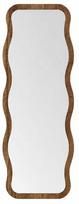 Veidrodis Kalune Design Aror, pastatomas/kabinamas, 50 cm x 160 cm, riešuto sp.