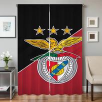 Langų Virtuvės Užuolaidos Svetainei 2 Vnt. Tamsinančios Užuolaidos Durų Užuolaida SL B-benfica Fc Pertvara Miegamojo Dekoras W50xH70cmx2pcs-CL