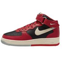 Nike Air Force 1 Mid 07 LV8 Split - University Red Black Men Sneakers Coconut-Milk Light-Silver DZ2554-001 41