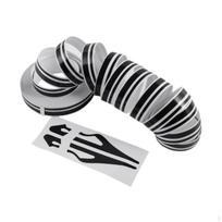 Automobilinė vinilinė juostelė pinstripe automobilių dekoravimui 10M Argent Gray